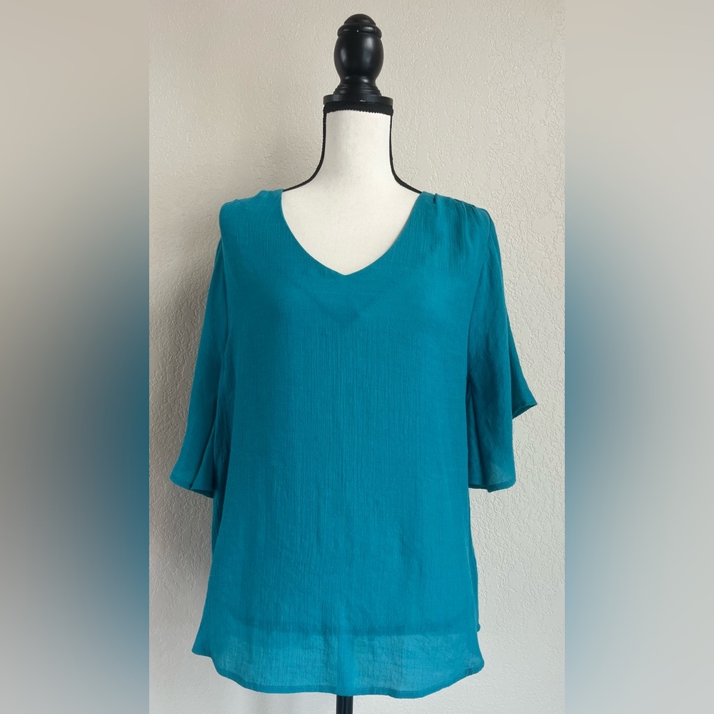 Doe & Rae Top Blouse Short Sleeve